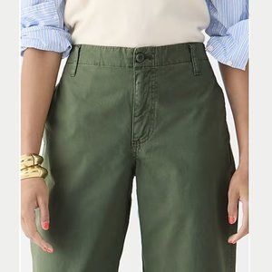 J CREW SAILOR HERITAGE CHINO PANT - GREEN - DISTRESSED FATIGUE